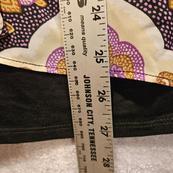 JM Collection boxy flowy womens L Floral Flowy beach coastalgrandma boho batwing - Picture 7 of 11